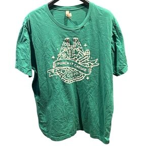 Star Wars “Punch It Chewie” Chewbacca Millennium Falcon Graphic T Shirt Size 2XL